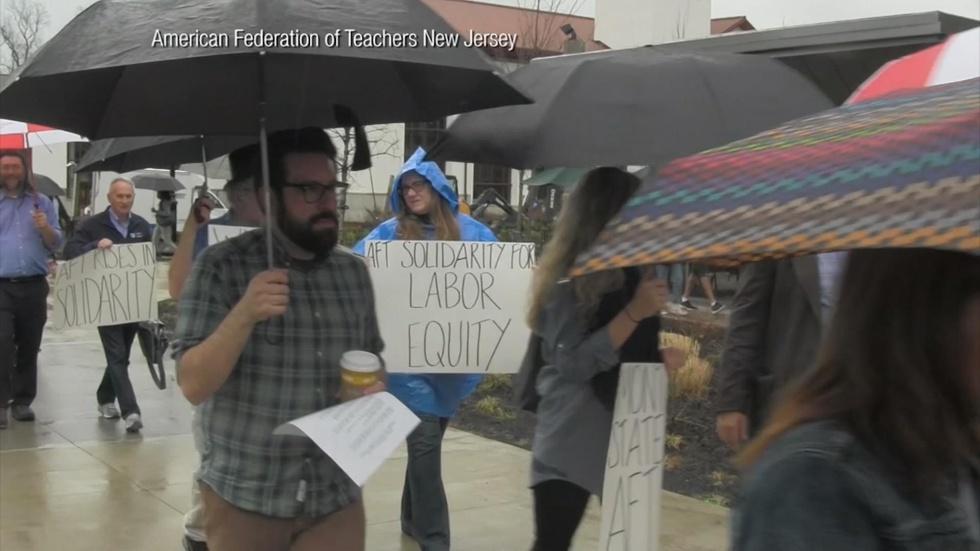 College Professors Fed Up with Lack of Contract image