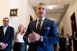 Hegseth visits Capitol Hill to salvage defense nomination