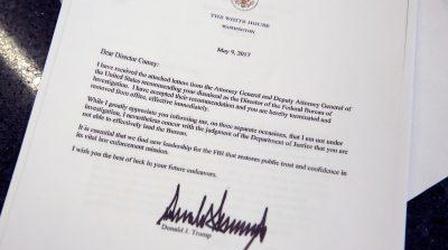 Video thumbnail: PBS NewsHour Does the White House’s rationale for firing Comey add up?