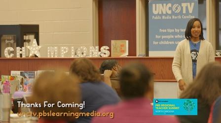 Video thumbnail: rootle PBS Regional Teacher Summit in Winterville, NC - Thank You!