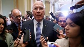 Video thumbnail: PBS NewsHour Sen. Leahy: Funding proposal is 'a good deal for America'