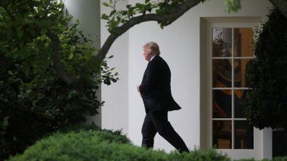 TIME magazine offers portrait of Trump in the White House image