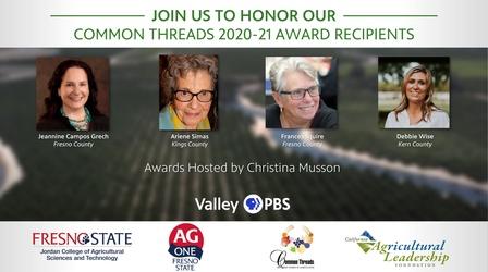 Video thumbnail: Valley PBS Specials Common Threads Award Ceremony 2020-21 Preview