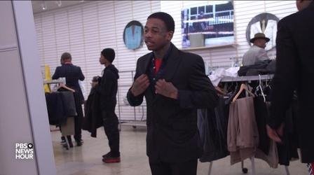 Video thumbnail: PBS NewsHour Tailor helps men relaunch their lives with donated suits