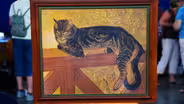 Appraisal: 1909 Steinlen "Summer: Cat on a Balustrade" Lithograph