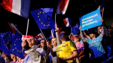 Video thumbnail: PBS NewsHour Will terror attack sway unpredictable French election?