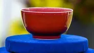 Appraisal: Chinese Kangxi Period Copper-red Porcelain Bowl