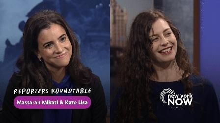 Video thumbnail: New York NOW Reporters Roundtable: Massarah Mikati, Kate Lisa