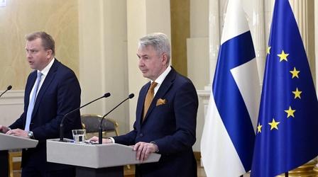 Video thumbnail: PBS NewsHour News Wrap: Finland declares its intention to join NATO