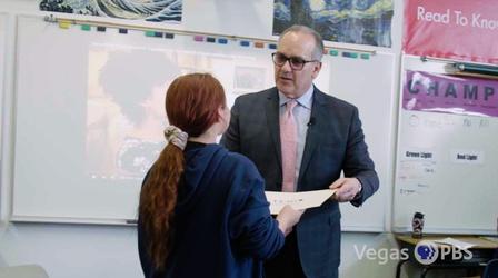 Video thumbnail: Student Spotlight Web Extra: Emelia earns Superintendent’s Reading Award