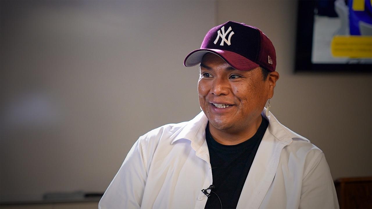 Tribal educator Randy Nagitsy uses “star quilting” as an innovative educational tool.
