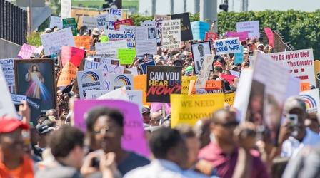 Video thumbnail: PBS NewsHour Anti-violence protesters want Chicago to 'feel our pain'