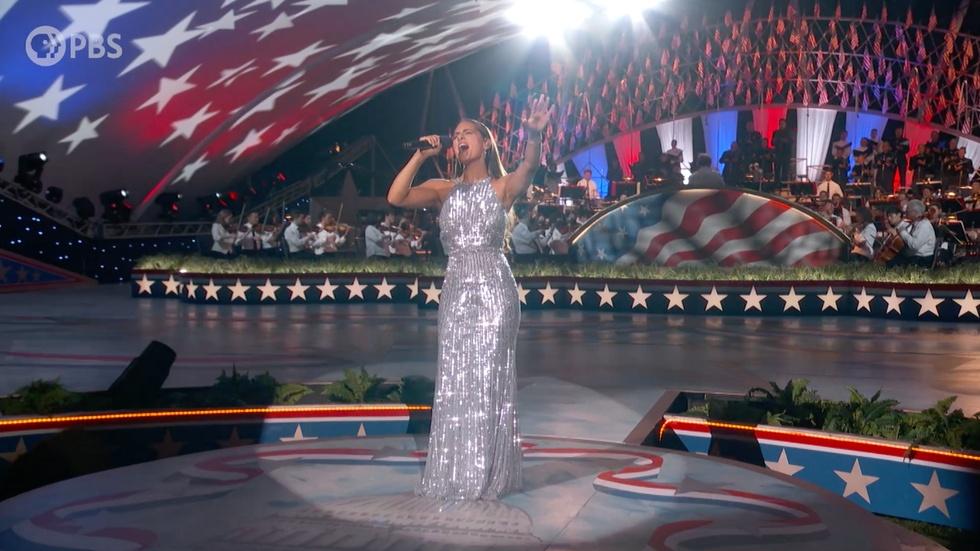 National Memorial Day Concert - Pia Toscano Sings "God Bless America