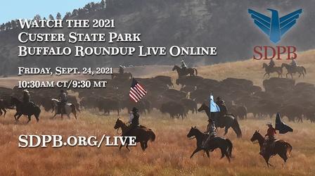 Video thumbnail: SDPB Specials The 2021 South Dakota Governor's Buffalo Roundup