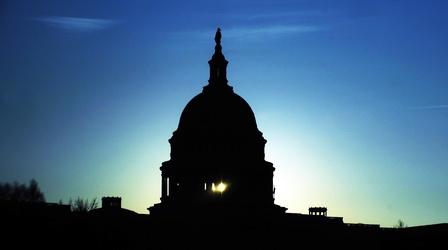 Video thumbnail: PBS NewsHour Political insider's novels predicted election interference