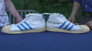 Appraisal: Larry Bird-signed Shoes, ca. 1978