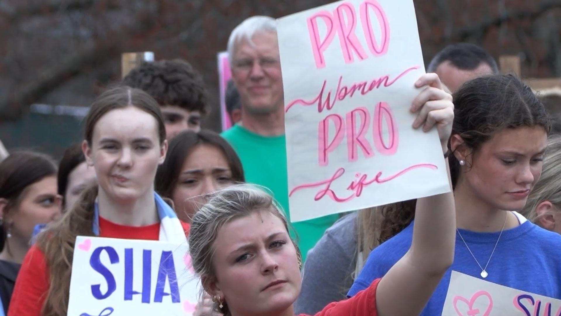 Anti-Abortion Advocates Hold Rally in Frankfort