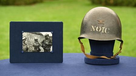 Appraisal: WWII U.S. Navy Captain's D-Day Helmet