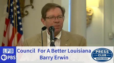 Video thumbnail: Press Club Barry Erwin | CABL President | 05/23/2022