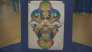 Appraisal: 1959 Minnie Evans Crayon & Graphite Drawing