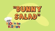 Kids in the Kitchen: Bunny Salad