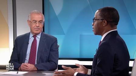 Video thumbnail: PBS NewsHour Brooks and Capehart on Biden's chances for reelection