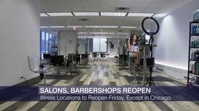 Video thumbnail: Chicago Tonight Illinois Salons Prepare to Open Friday, But Not in Chicago