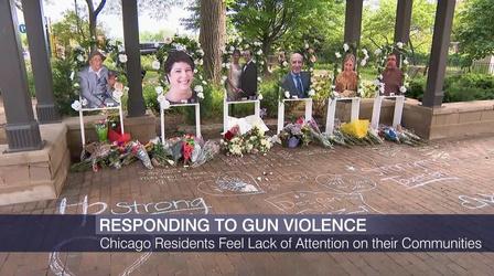 Video thumbnail: Chicago Tonight: Black Voices Chicago Residents Feel Lack of Attention on Gun Violence