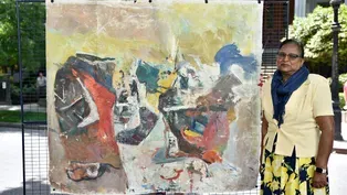 Appraisal: Paul Burlin Oil Painting, ca. 1950