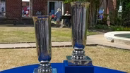 Appraisal: 1935 S.S. Normandie Art Deco Chrome Vases