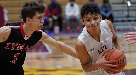 Video thumbnail: High School Activities 2021 Boys B Basketball |Lower Brule vs. Lyman