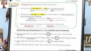 2-361: Practicing Pronouns & Intro to Explanatory Essays