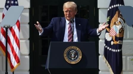 Video thumbnail: PBS NewsHour Trump changes campaign staff as poll numbers drop
