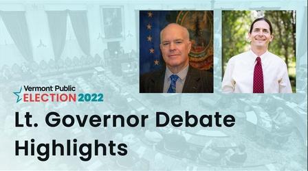 Video thumbnail: Vermont Public Specials Debate highlights - Lt. Governor