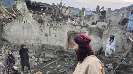 Video thumbnail: PBS NewsHour Devastating quake in Afghanistan worsens humanitarian crisis