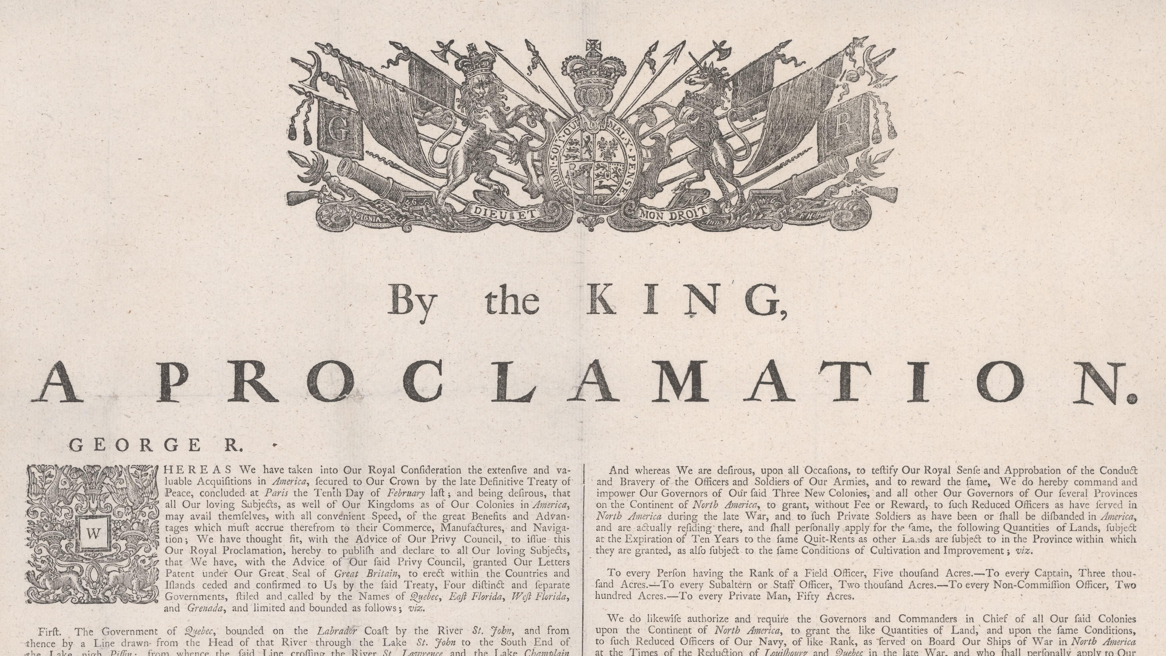 Proclamation of 1763