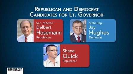 Video thumbnail: @ISSUE Meet the Candidates: Lt. Governor's Race