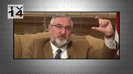 Video thumbnail: Indiana Week in Review Holcomb Vetoes Trans Sports Bill - March 25, 2022