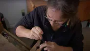 Native Alaskan Aleut jeweler Denise Wallace