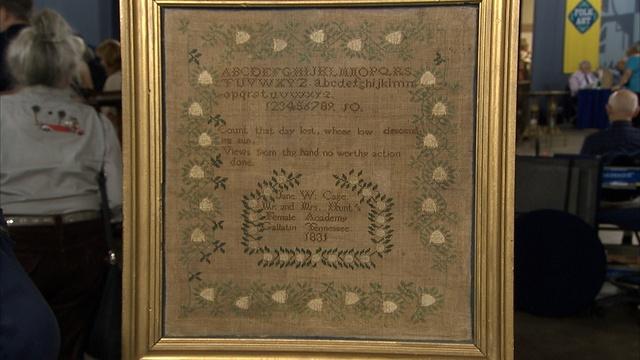 Antiques Roadshow | Appraisal: 1831 Tennessee Sampler