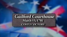 Video thumbnail: The Southern Campaign of the American Revolution Guilford Courthouse: Costly Victory