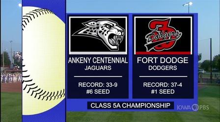 Video thumbnail: Iowa PBS Presents (5A) 2021 IGHSAU Girls State Softball Championships
