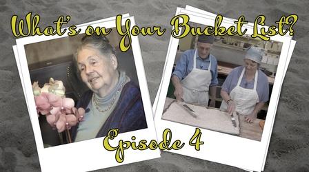 Video thumbnail: What's on Your Bucket List? Hair raising history and a couple’s kitchen wish