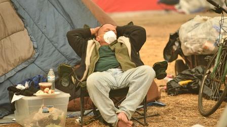 Video thumbnail: PBS NewsHour Housing Calif. residents displaced by fires proves difficult