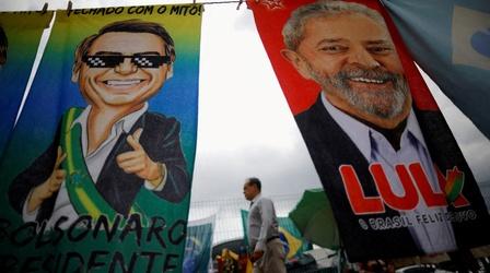 Video thumbnail: PBS NewsHour Brazil's presidential election heads to second round