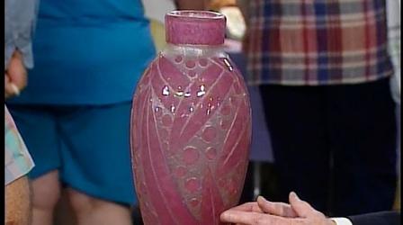 Video thumbnail: Antiques Roadshow Appraisal: French Cameo Glass Vase, ca. 1910