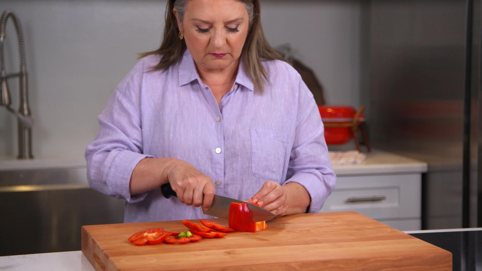 Cutting a Bell Pepper