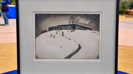 Appraisal: 1934 Gene Kloss "Snow and Adobe" Etching