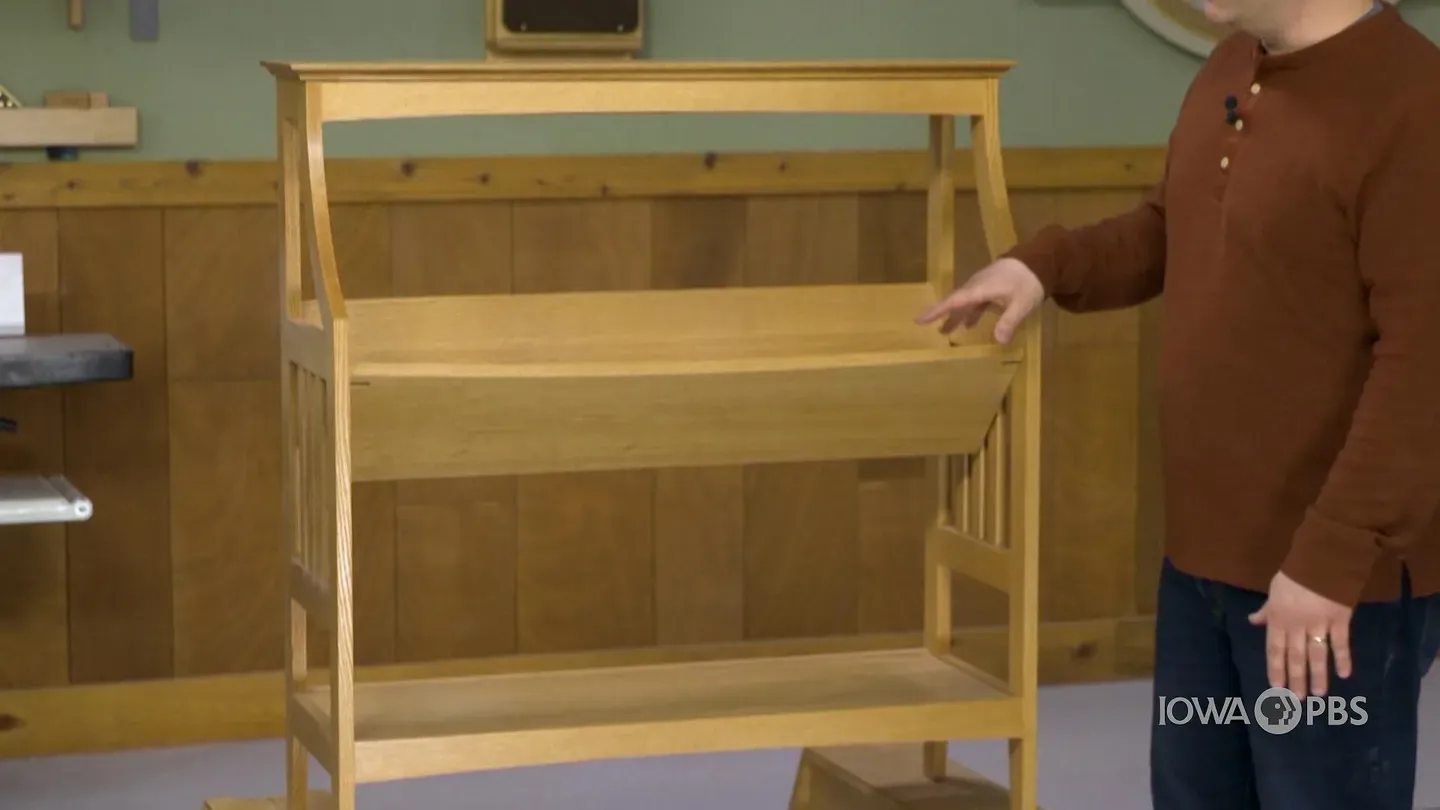 Laid Back Bookrack