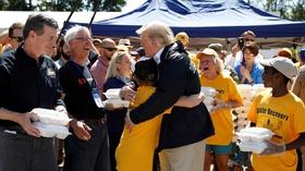 Video thumbnail: PBS NewsHour Trump gets first-hand look at Hurricane Florence distress